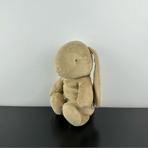 Maileg Bunny Rabbit Plush Light Beige Stuffed Floppy Beanie Lovey 10.5”